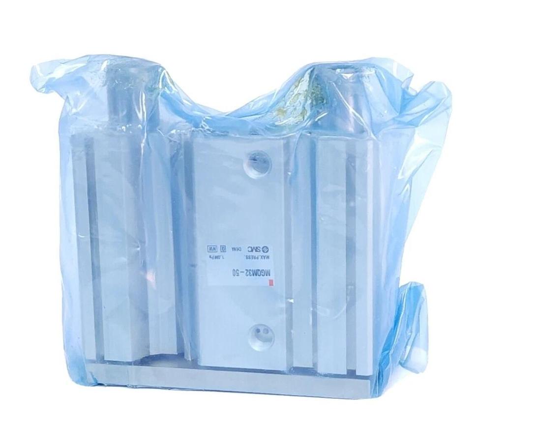NEW SMC MGQM32-50 COMPACT GUIDE CYLINDER SLIDE BEARING MGQM3250, 1.0MPa