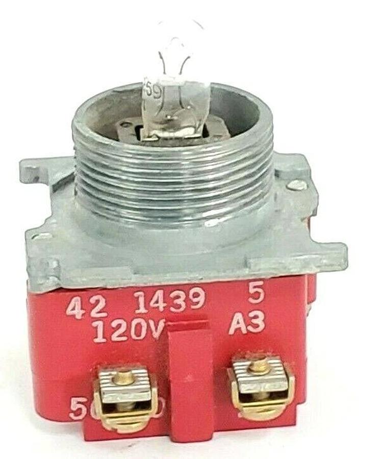 Used EATON CUTLER-HAMMER 42-1439-5 PILOT LIGHT TRANSFROMER 120VAC 60CY, 4214395
