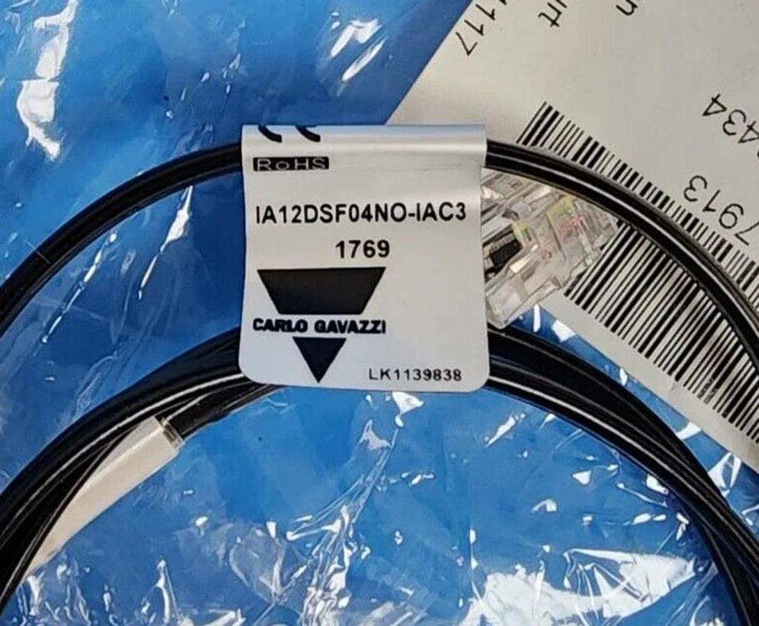 Used NEW CARLO GAVAZZI IA12DSF04NO-IAC3 PROXIMITY SWITCH .2AMP 10-40VDC