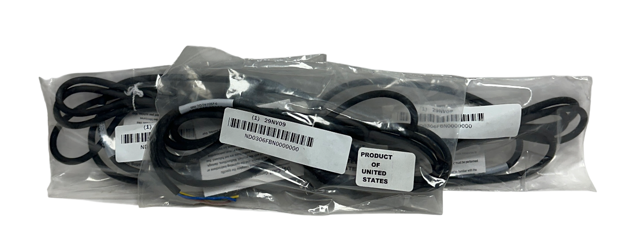3 ASCO NUMATICS ND0306FBN0000000 / 29NV09 INDICATING LIGHT CABLE ASSEMBLIES NSFS