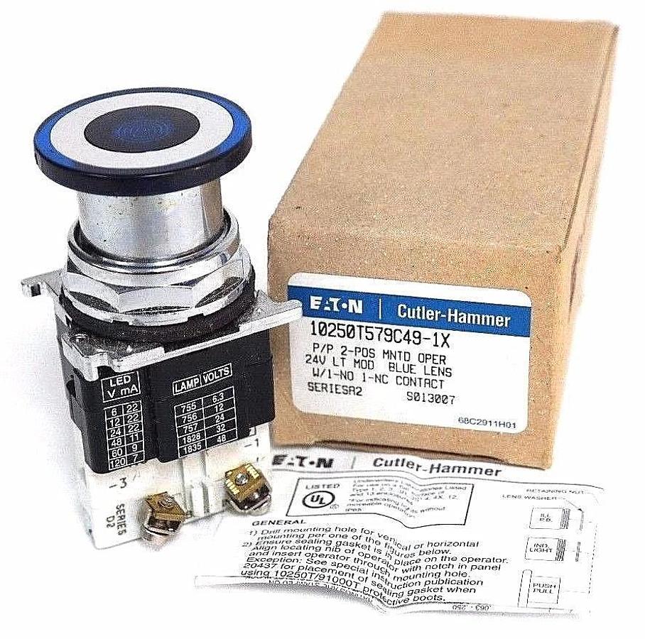Used NIB CUTLER HAMMER 10250T579C49-1X SERIES A2, S013007, 68C2911H01