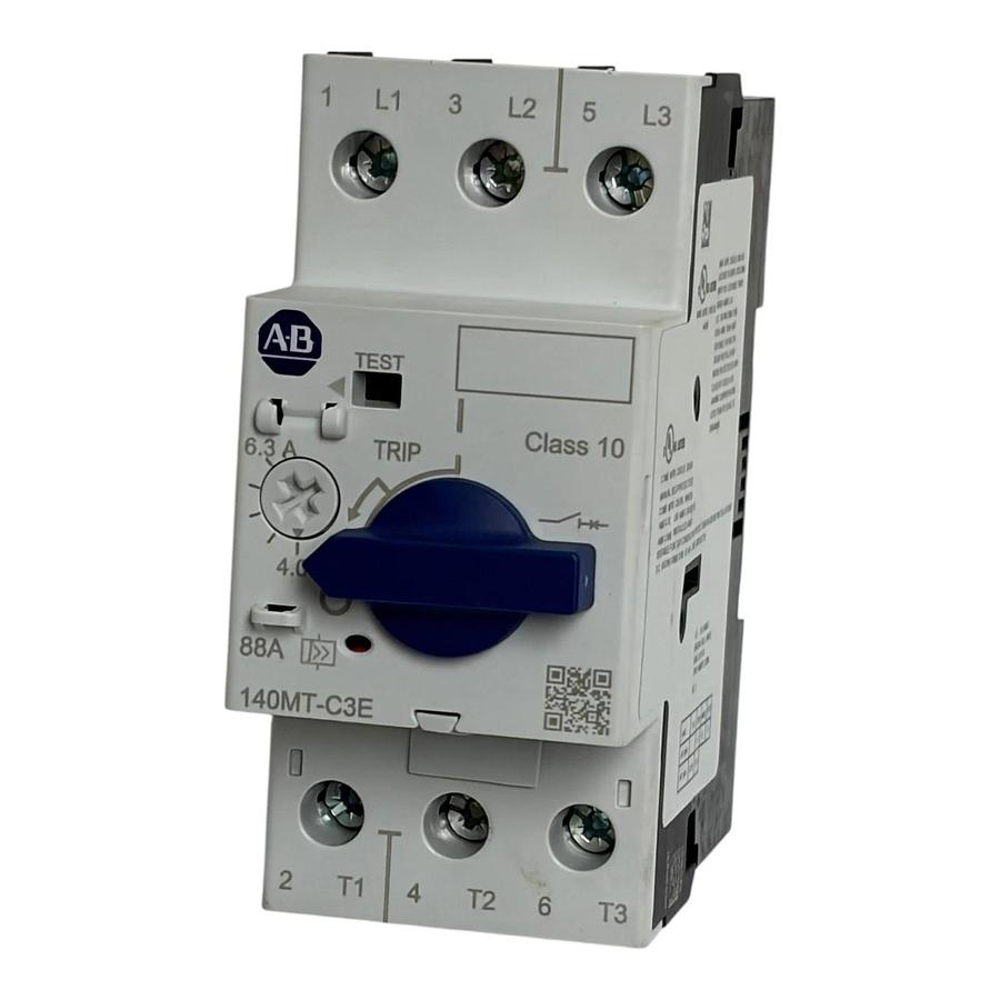 Allen Bradley 140MT-C3E-B63 Motor Protector Circuit Breaker 4-6.3A New Surplus