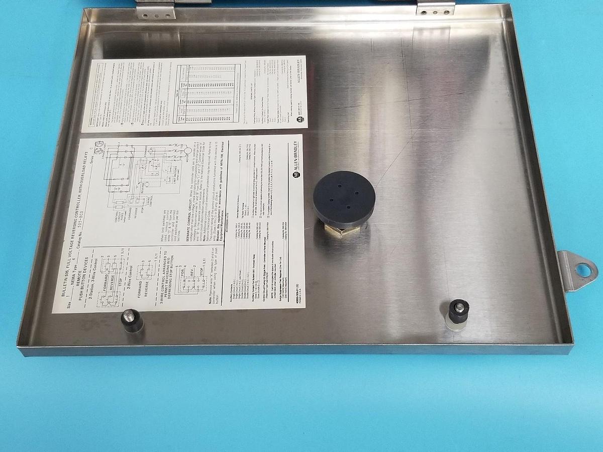 Used NIB ALLEN BRADLEY 505-BCD REVERSING STARTER SER. C, 505-BOD CB236 115-120V 60HZ