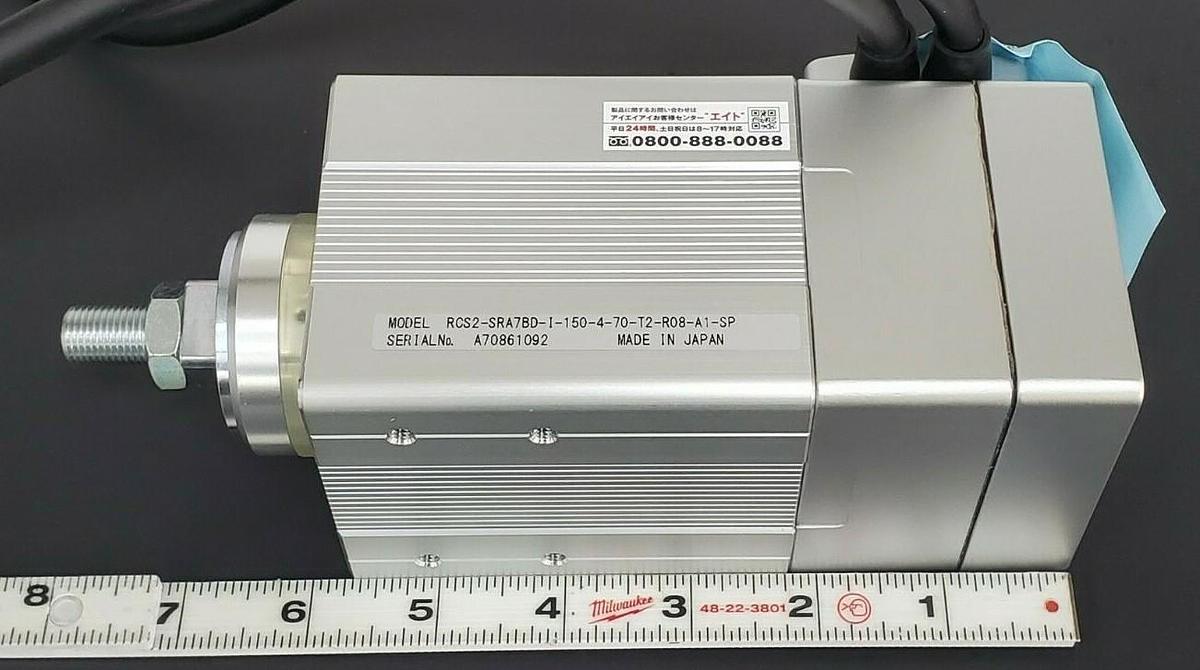 Used NEW IAI CORP. RCS2-SRA7BD-I-150-4-70-T2-R08-A1-SP ROBO CYLINDER CB-X3-PA080