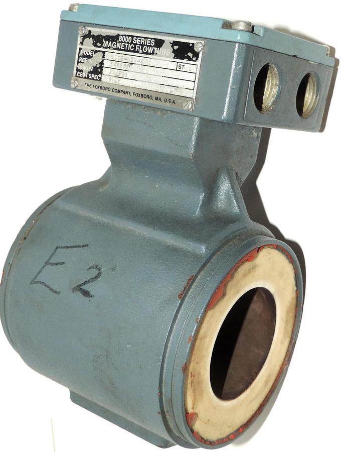 Used FOXBORO 8000 SERIES 8002-WCR-A ST: A MAGNETIC FLOW TUBE 2" INNER DIMENSION