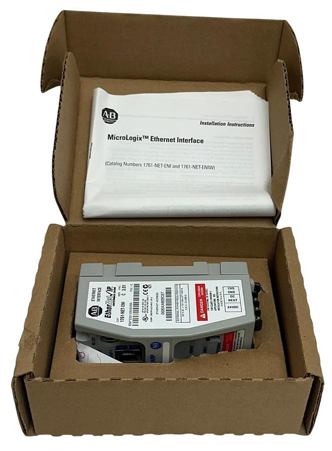 ALLEN BRADLEY 1761-NET-ENI /C MicroLogix AND SLC 500 EtherNet INTERFACE NSMP