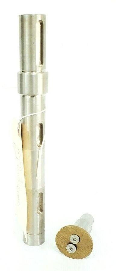 Used NEW KRONES L-1 FEED SCREW GEAR BOX SHAFT ASSEMBLY, 9.25" LENGTH, L1