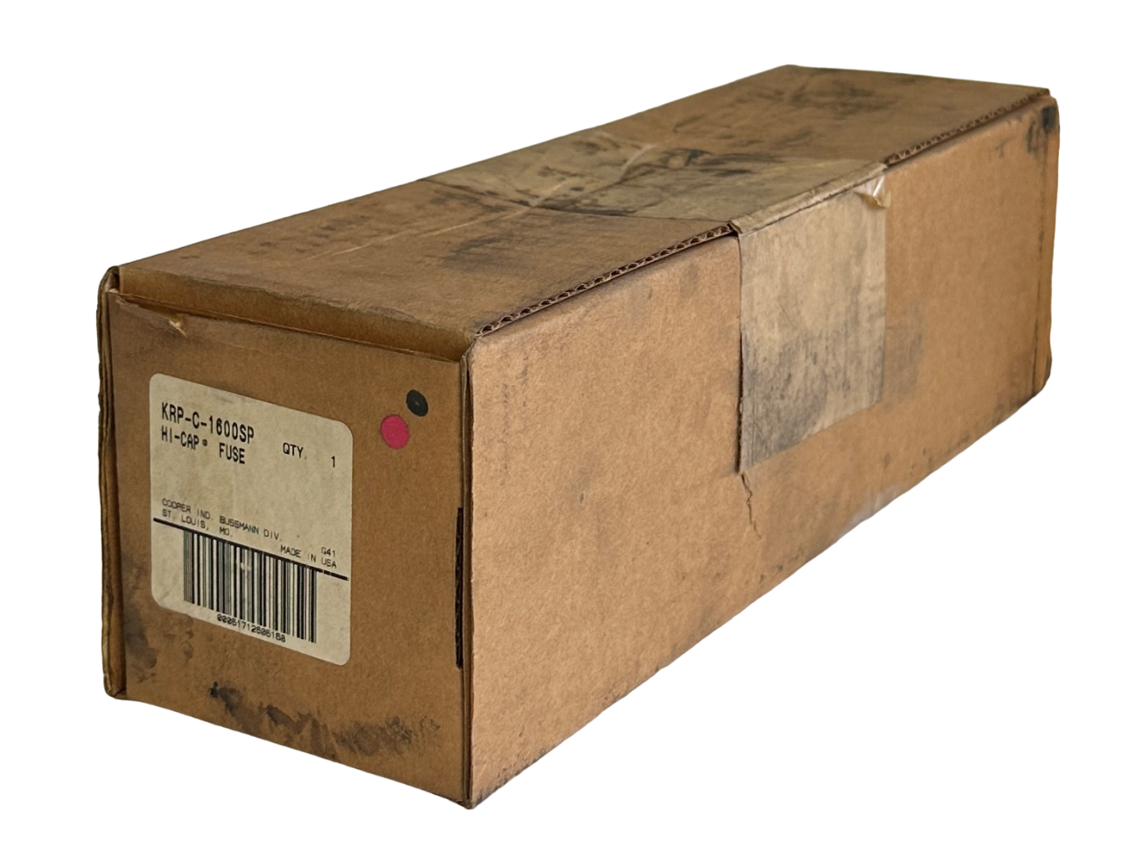 Used NEW COOPER BUSSMANN KRP-C-1600SP / KRPC1600SP HI-CAP LOW-PEAK FUSE 600VAC/300VDC