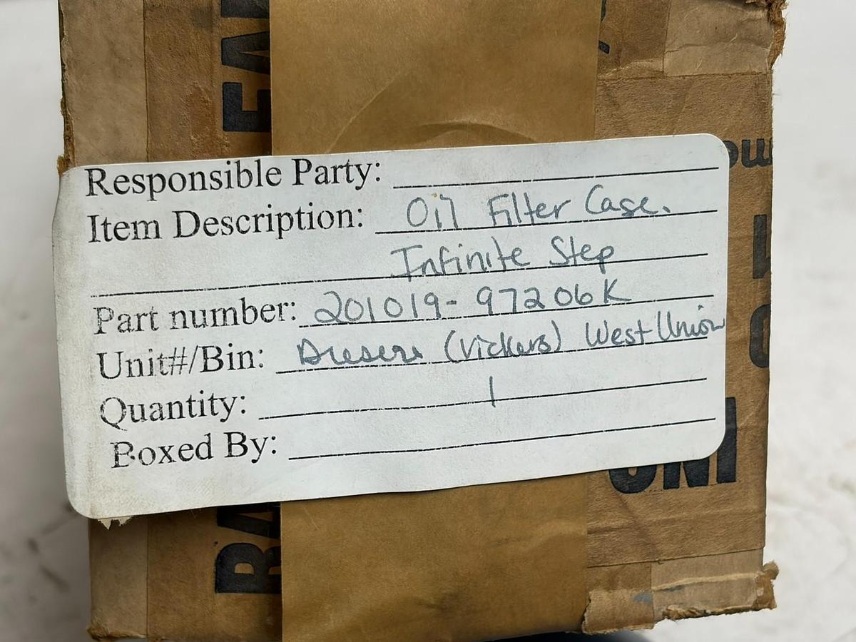 Used Vickers OFM 101 Hydraulic Oil Filter Case 201019-97206K Infinite Step NOS