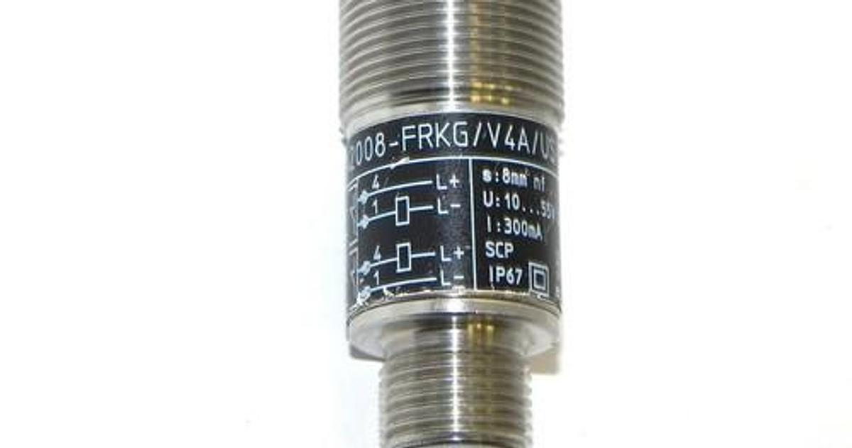Used IFM EFECTOR IG5772 PROXIMITY SENSOR IGA2008-FRKG/V4A/US-100-IRF/RT