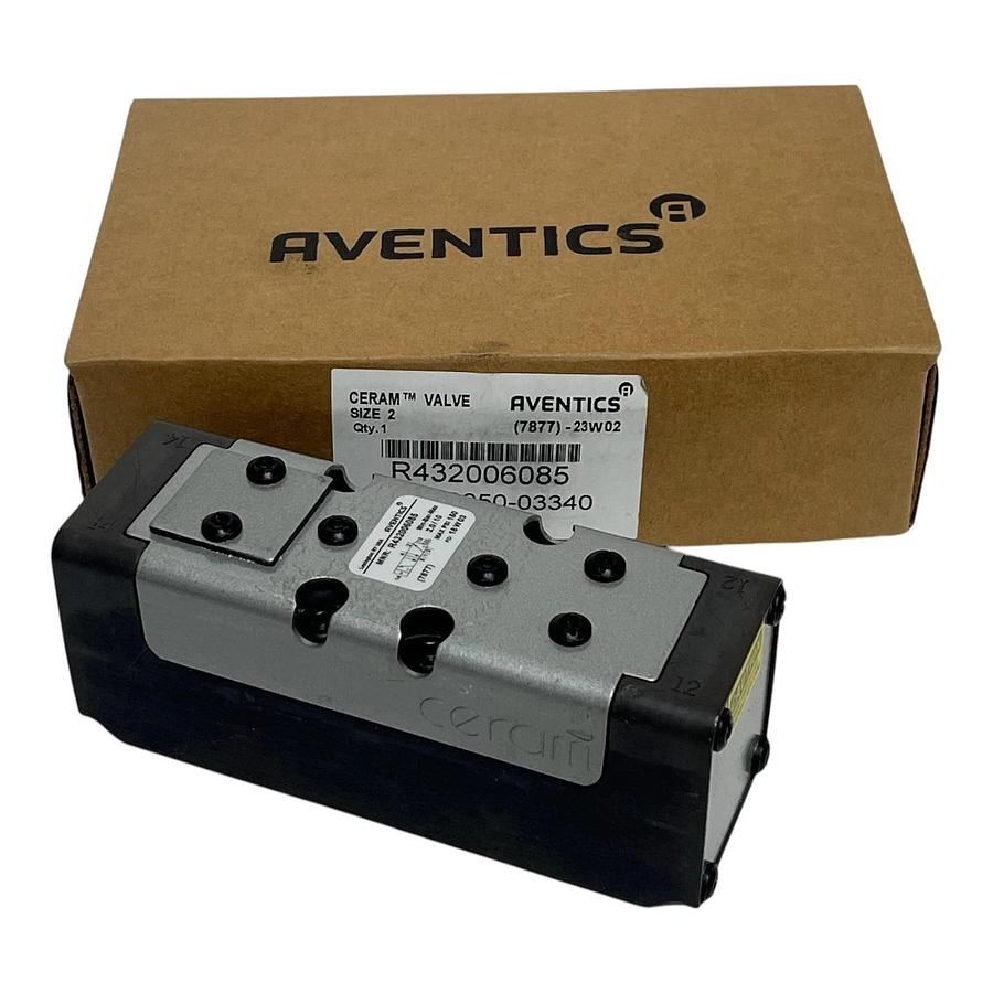 Aventics Ceram R432006085 ISO Size 2 Pneumatic Valve 5/2 Air Pilot Return NSMP