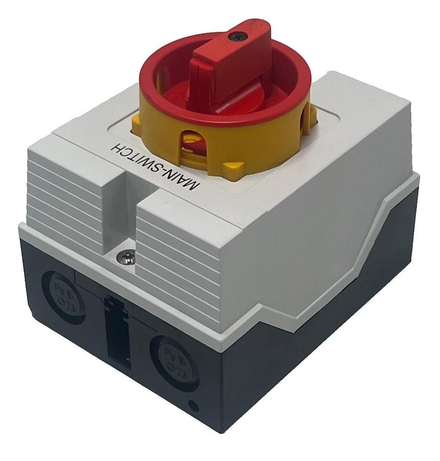 Used BACO CONTROLS TS3XV483-IP65 CAM SWTICH PR21 SERIES 20A YEL/RED TS3XV483IP65 NSMP