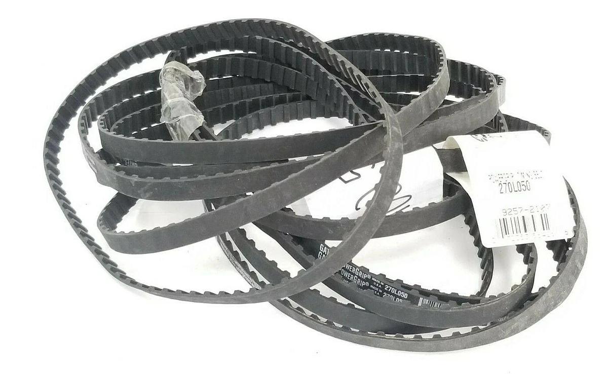 Used LOT OF 11 NEW GATES 270L050 9257-2107 POWERGRIP TIMING BELTS