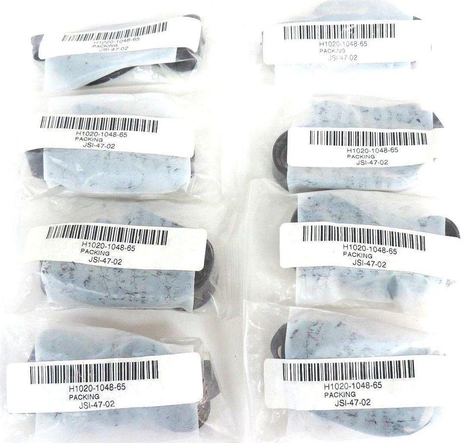 Used LOT OF 8 NEW OKUMA H1020-1048-65 PACKING H1020104865, JSI-47-02