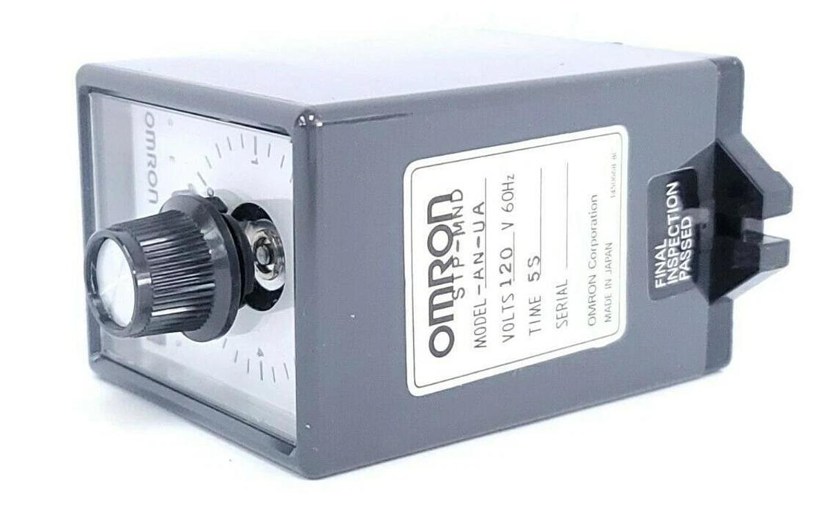 Used NIB OMRON STP-MND-AN-UA MOTOR DRIVEN TIMER RANGE: 0 - 5SEC. 120V 60HZ