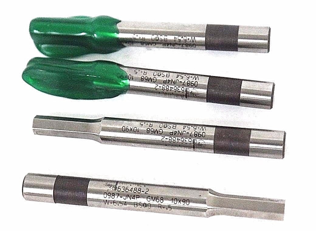 Used NEW AIP INC. 636488-2 PUNCH 0987-JN4P GM68 10X90 W=6.54 BS@0 R=.5 - LOT OF 4