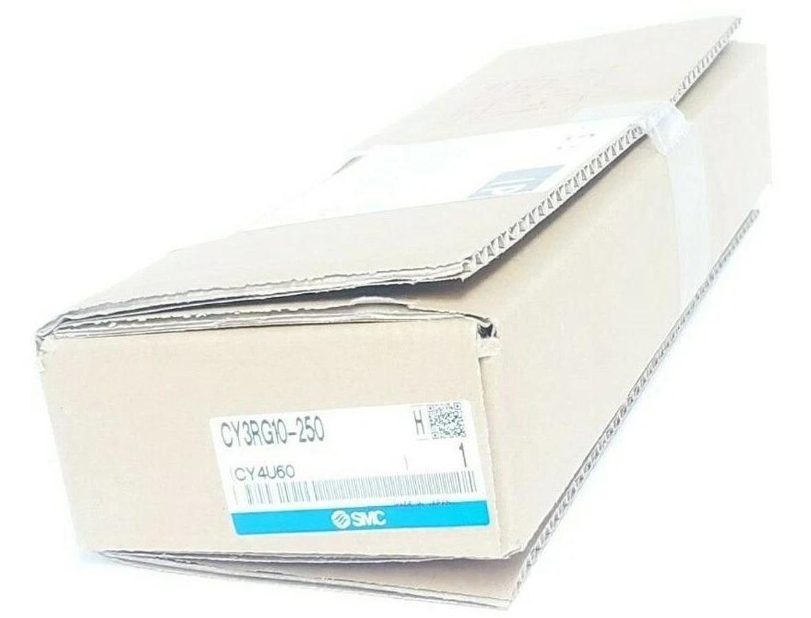 Used NIB SMC CY3RG10-250 MAGNET COUPLED RODLESS CYLINDER CY3RG10250 (QTY:2)