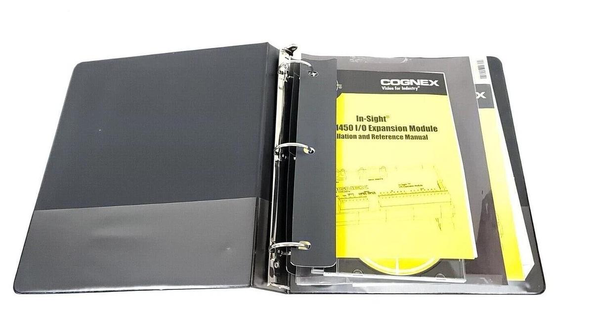 Used COGNEX 206-6229-240, 206-6364-252 IN-SIGHT SOFTWARE W/ MANUAL AND CASE
