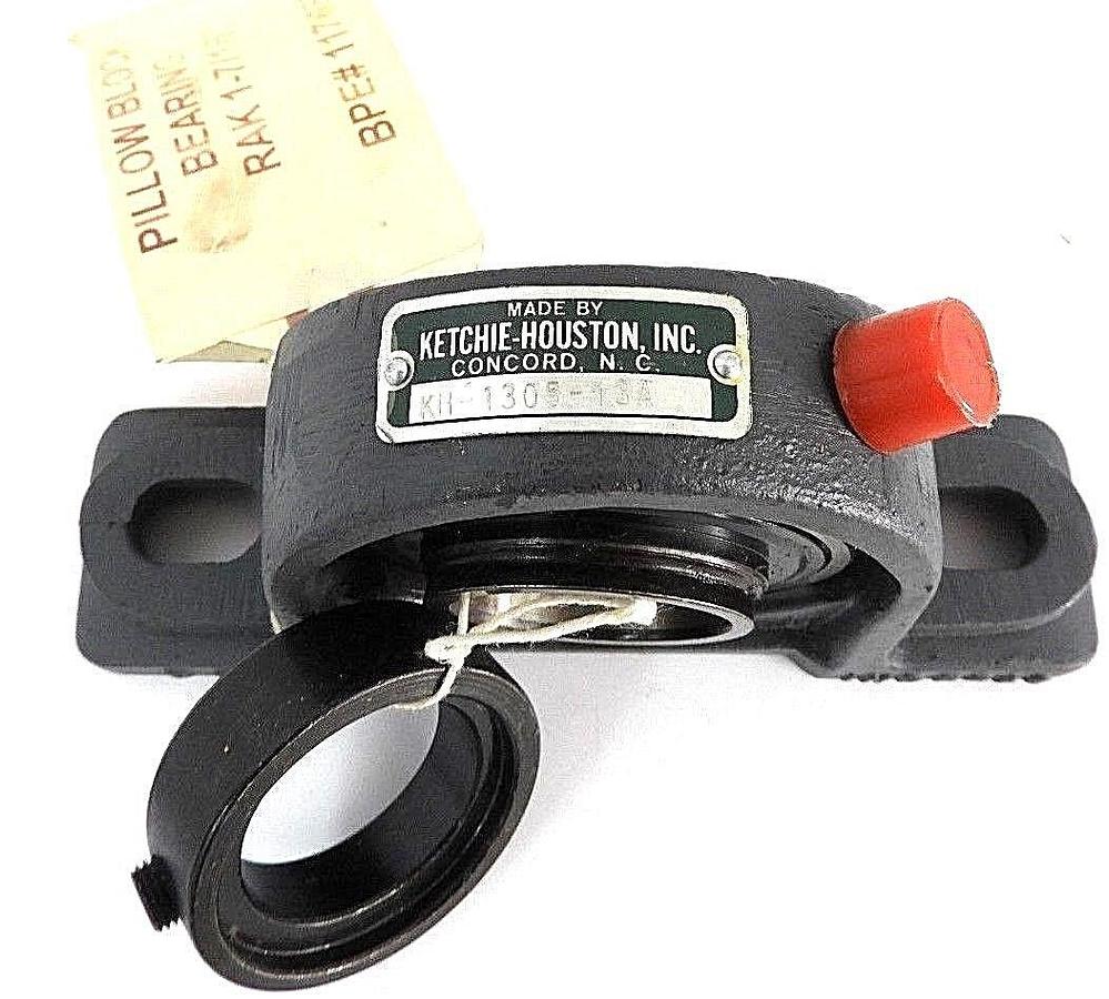 Used NEW KETCHIE HOUSTON KH-1305-13A PILLOW BLOCK BEARING KH130513A