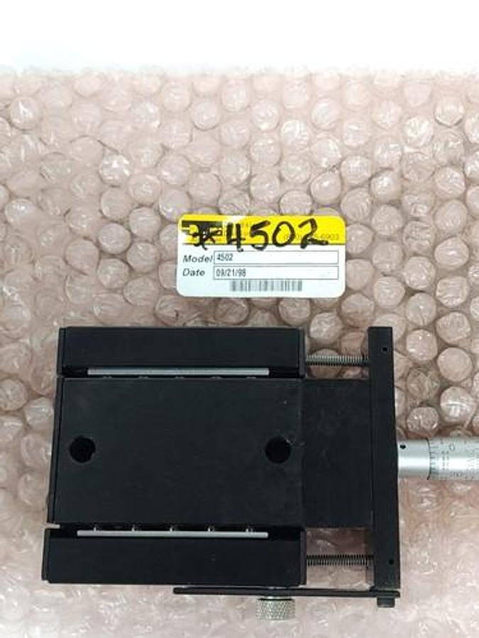 Used NEW PARKER 4502 PRECISION BALL BEARING TABLE WITH CENTER DRIVE SINGLE AXIS