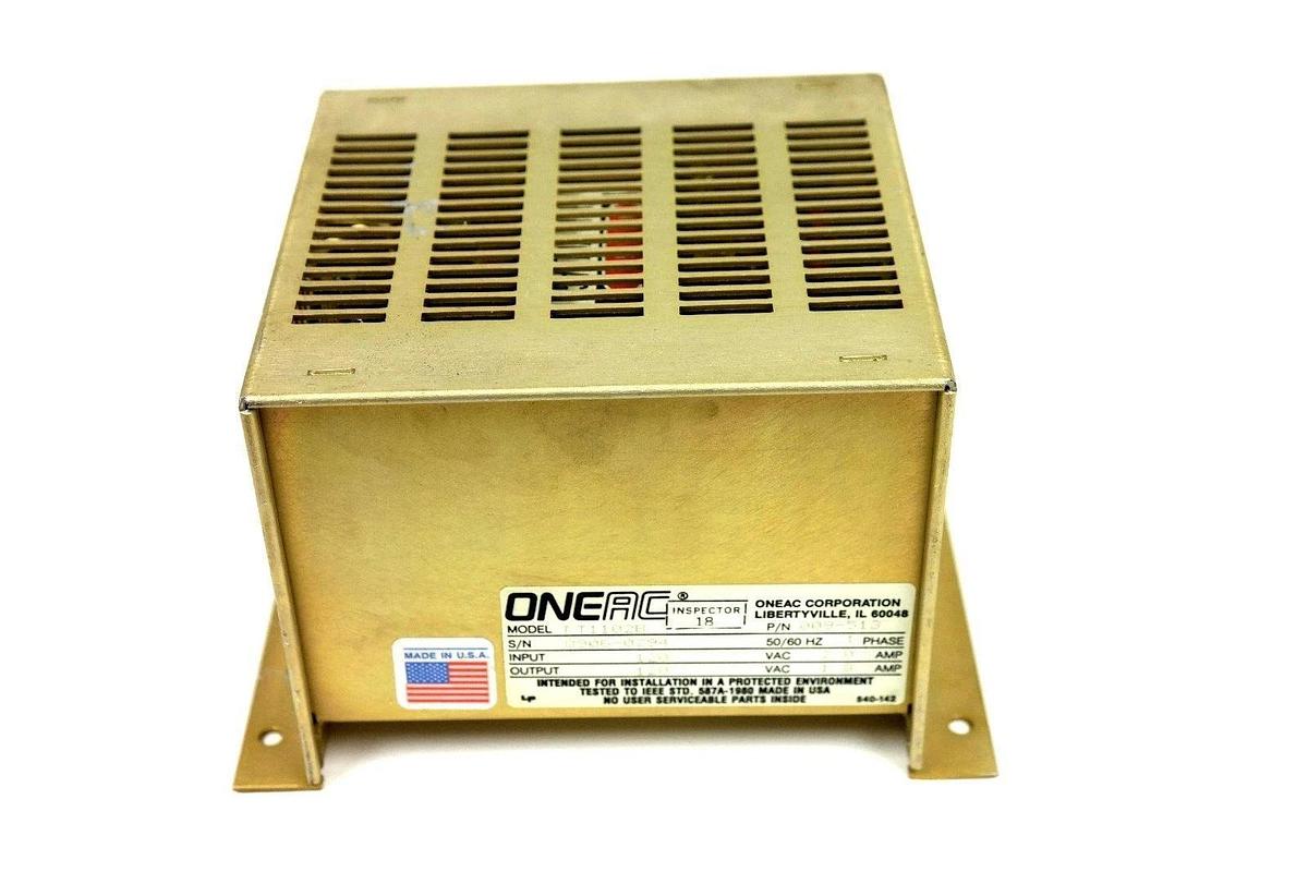 Used ONEAC FT1102B 009-513 50/60HZ POWER SUPPLY CONDITIONER 009513