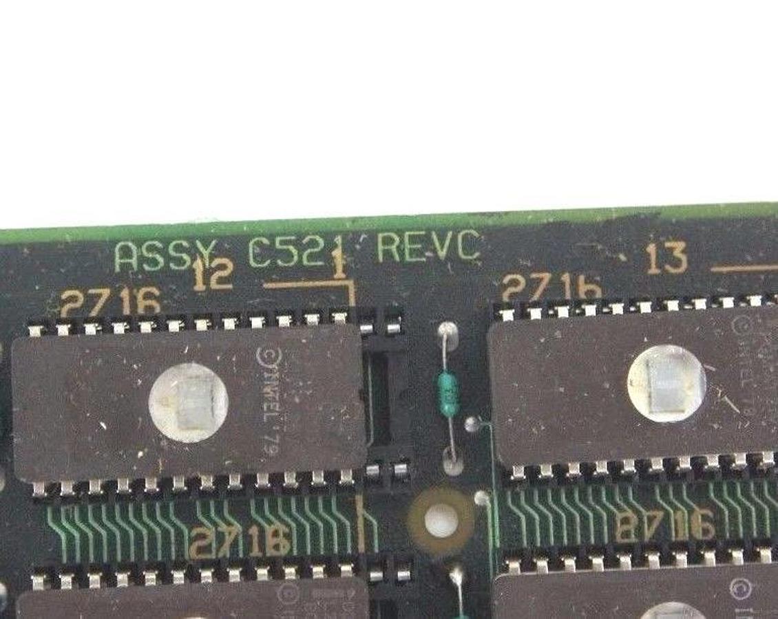 Used GOULD AS-521P-008 MEMORY MODULE REV. C24, C521 REV. C, AS521P008