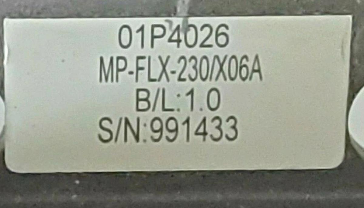 Used MTS 01P4026 MP-FLX-230/X06A MAX PLUS FLX DIGITAL SERVO AMPLIFIER PROMESS EMP 08