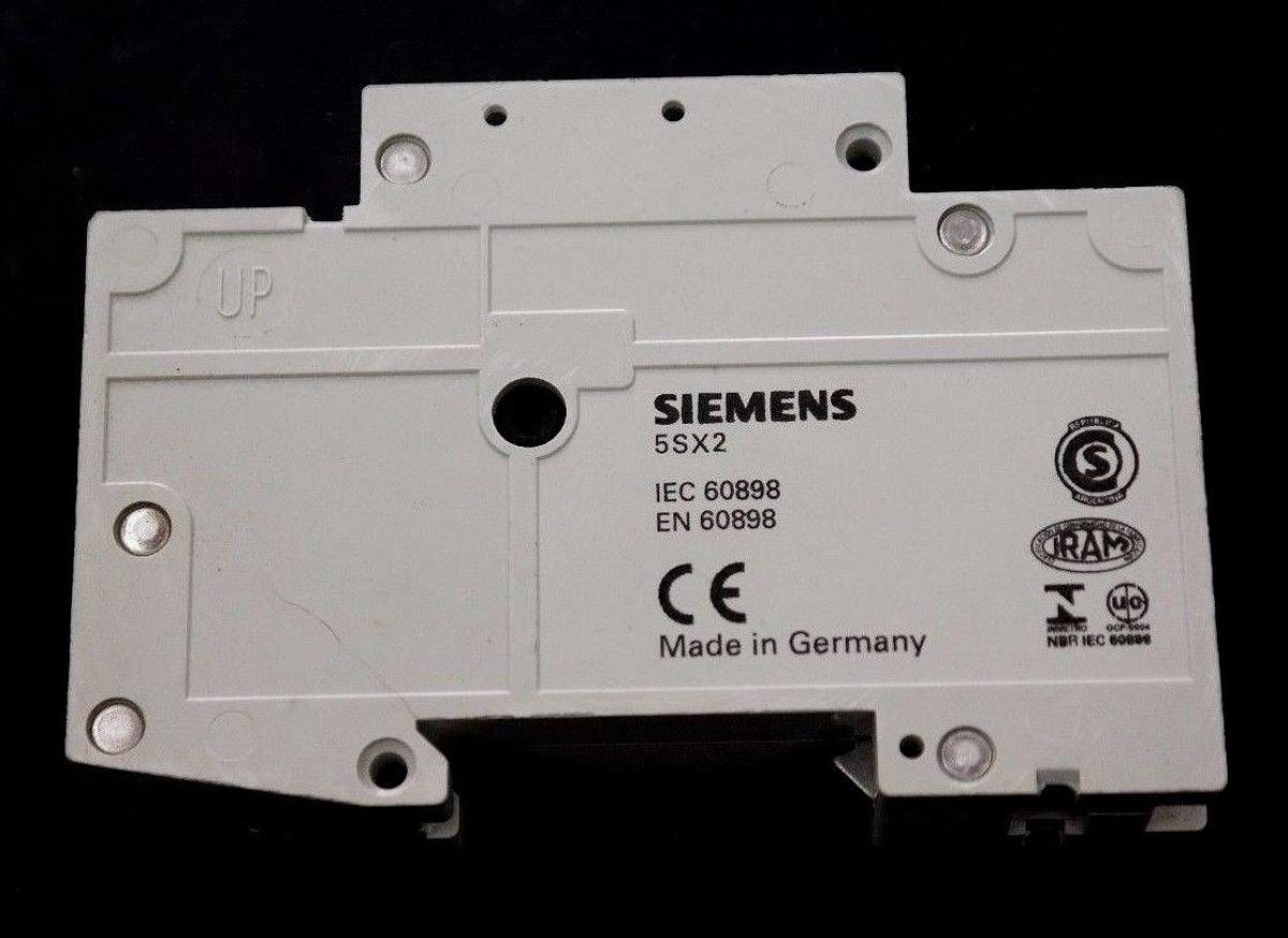 Used LOT OF 3 NEW SIEMENS 5SX21-A6 MINIATURE CIRCUIT BREAKERS