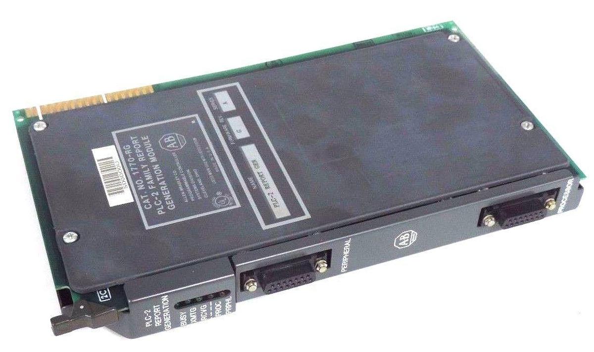 Used ALLEN BRADLEY 1770-RG PLC-2 FAMILY REPORT MODULE FIRMWARE REV G SER A 1770RG