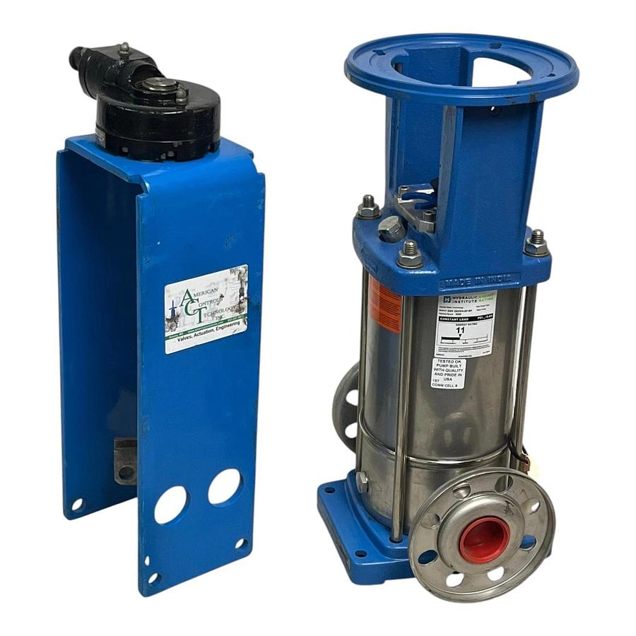 Goulds 10SV6FB30 e-SV Vertical Multistage Pump End w/ American Controls Stand