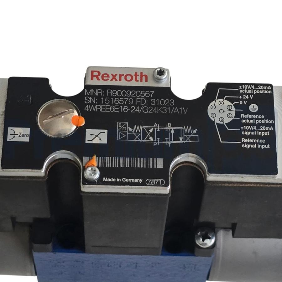 Used Rexroth 4WREE6E16-24/G24K31/A1V Proportional Directional Valve R900920567 NEW