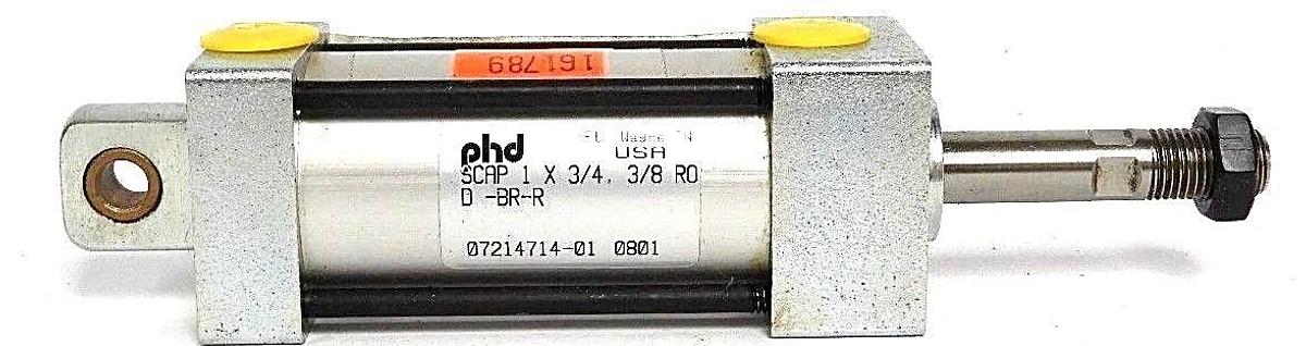 NEW PHD SCAP 1 X 3/4, 3/8 ROD -BR-R CYLINDER 07214714-01
