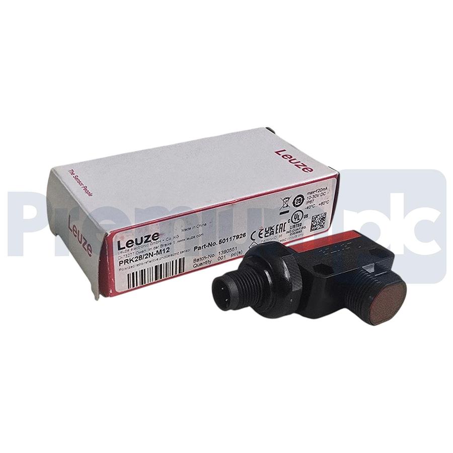Used Leuze PRK28/2N-M12 | 50117926 Polarized Photoelectric Sensor M12 Connection NSMP
