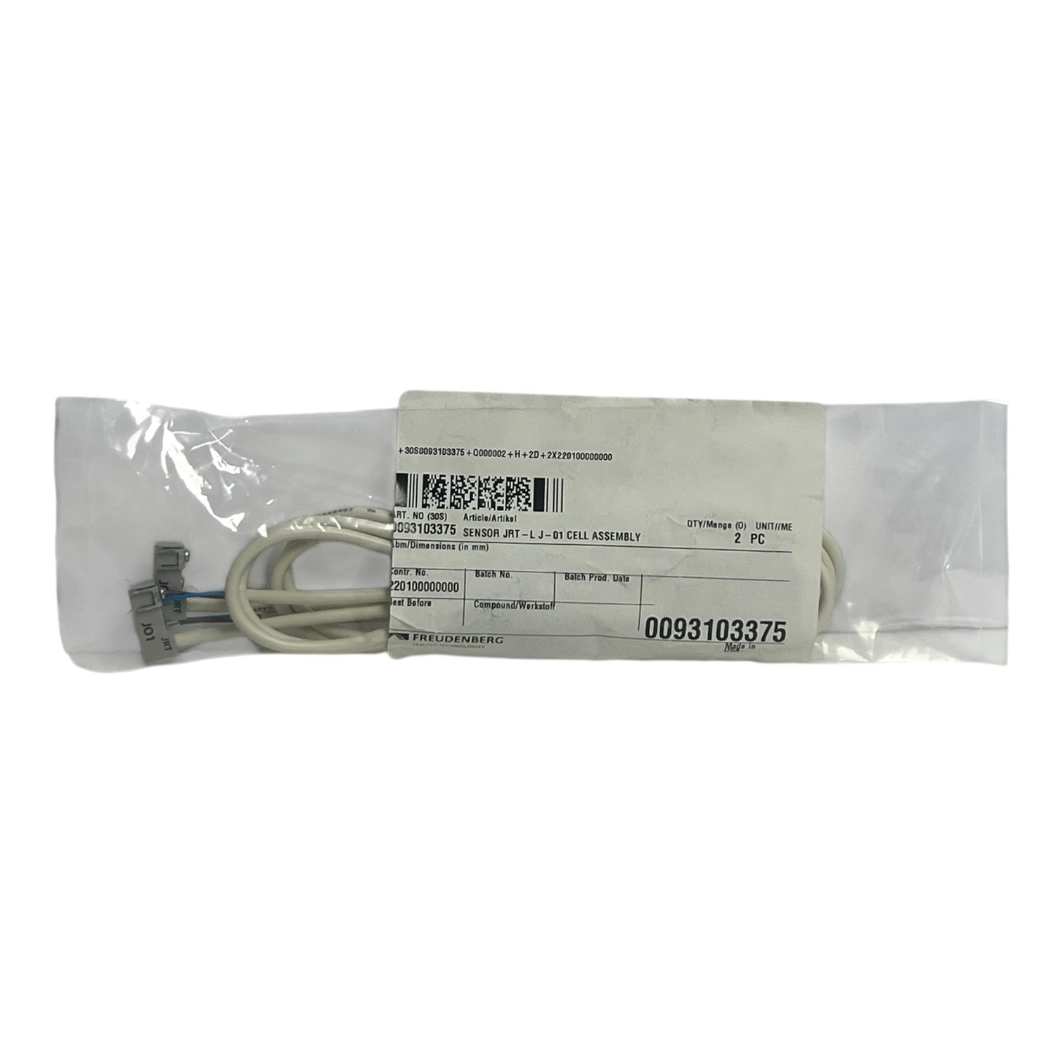 LOT OF 2 JRT J01 Magnetic Reed Switch Sensor 2-Wire DC 24V Cable NEW SEALED