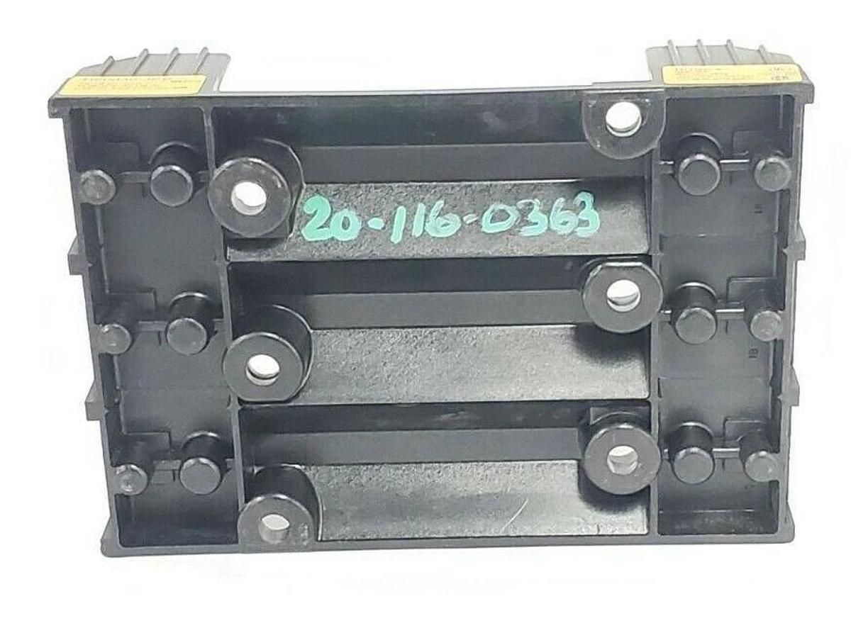 Used COOPER BUSSMANN H60030-3PR 3-POLE FUSE BLOCK 600V-30A, H600303PR