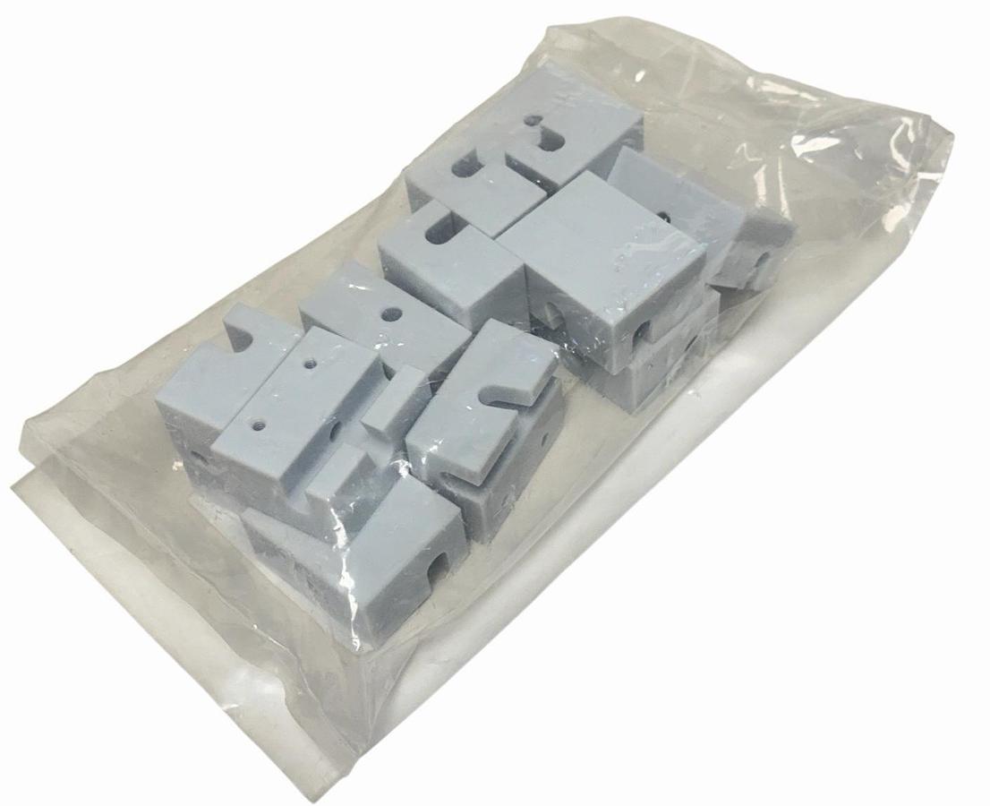 LOT OF 12 NEW INDELCO PLASTICS CORP. MN-HUT-1887789 BLOCK MOUNTS SUPPORT LEFT