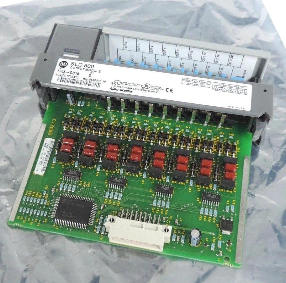 Refurbished REPAIRED ALLEN BRADLEY 1746-OB16 OUTPUT MODULE 1746OB16 SER. D