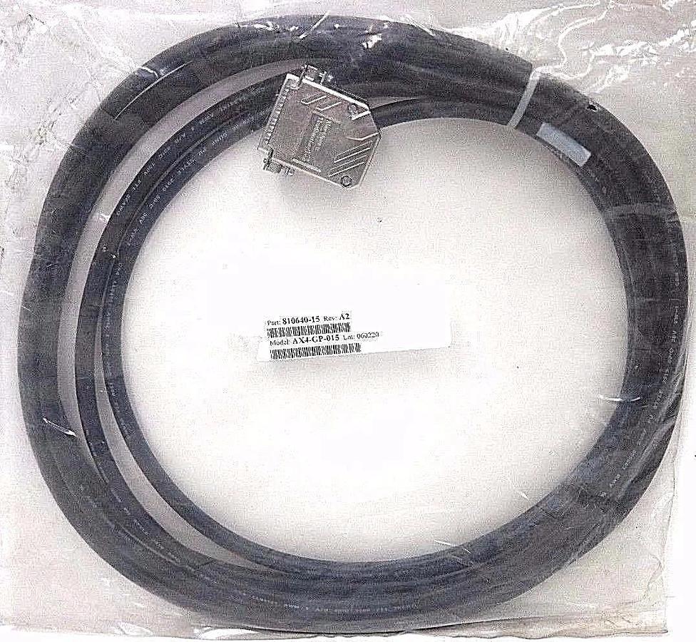 Used NEW EMERSON AX4-GP-015 CABLE, 810640-15, REV: A2, AX4GP015, 81064015