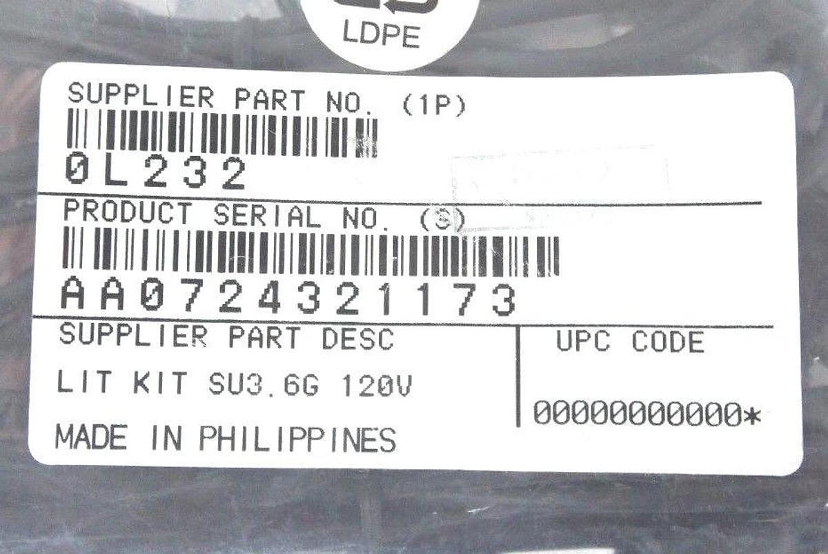 Used NIB APC 0L232 LITERATURE KIT FOR SU3.6G POWER SUPPLY