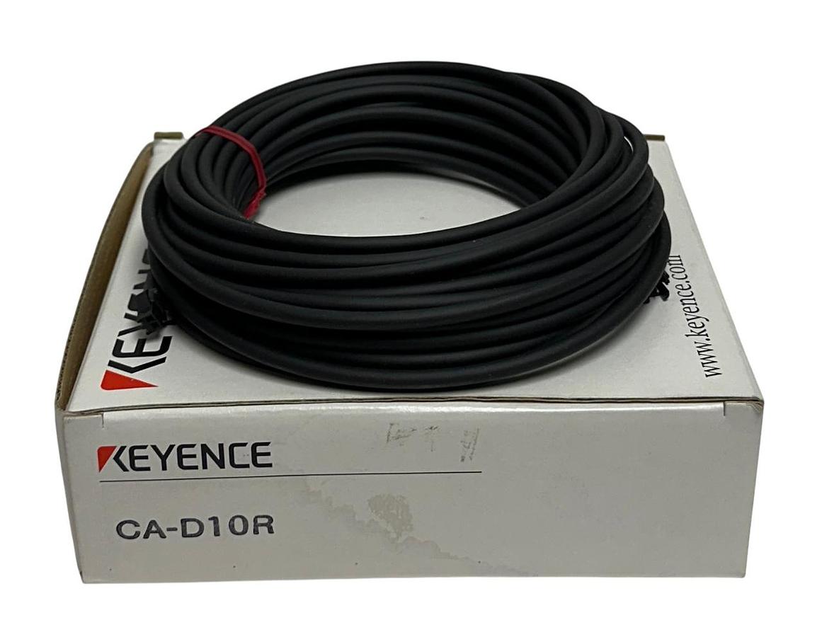 Used KEYENCE CA-D10R / CAD10R LED ILLUMINATION CABLE FLEX-RESISTANT 10M OEM NSMP