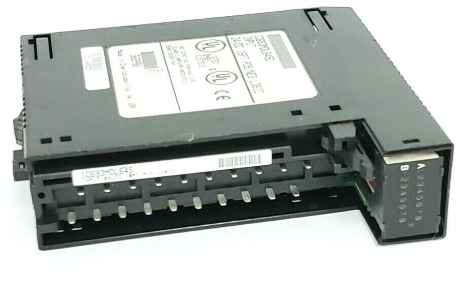 Used GE FANUC IC693MDL645D INPUT MODULE 24VDC 16PT POS/NEG LOGIC W/OUT WIRING ARM