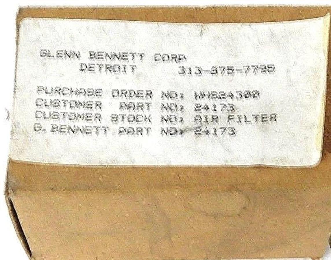 Used NIB GLENN BENNETT 24173 AIR FILTER