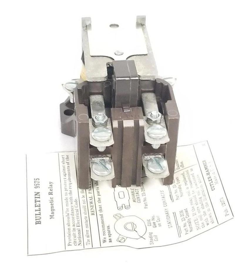 Used NIB CUTLER-HAMMER 9575H2532-97 TYPE "AA" RELAY COIL 120V, 9575H253297