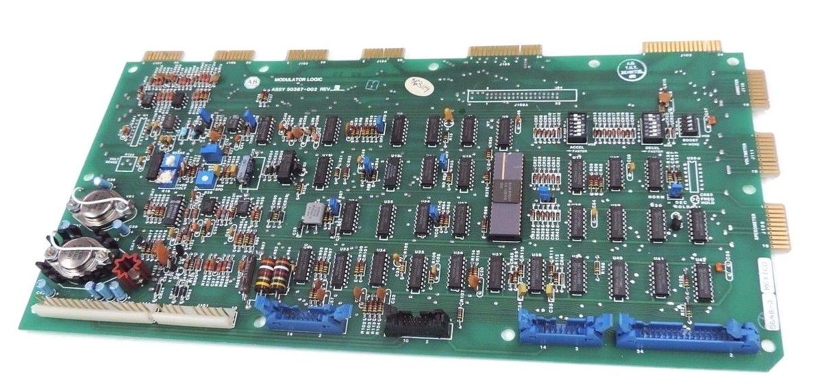 Used ALLEN BRADLEY 50387-002 REV. 02 MODULATOR LOGIC BOARD 50387002, 120618