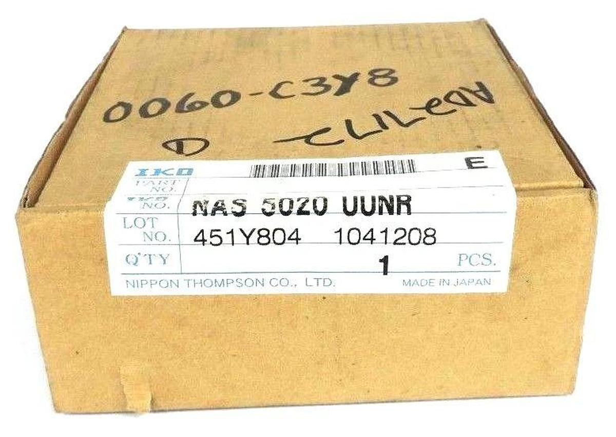 Used FACTORY SEALED IKO NAS 5020 UUNR BEARING 451Y804, NAS5020UUNR