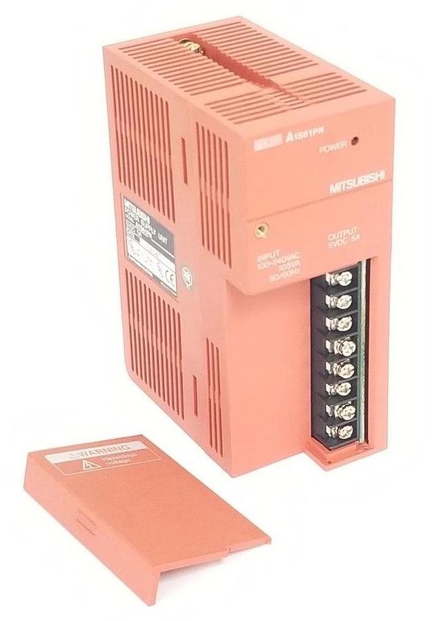 Used MITSUBISHI A1S61PN POWER SUPPLY UNIT, 5VDC, 5A