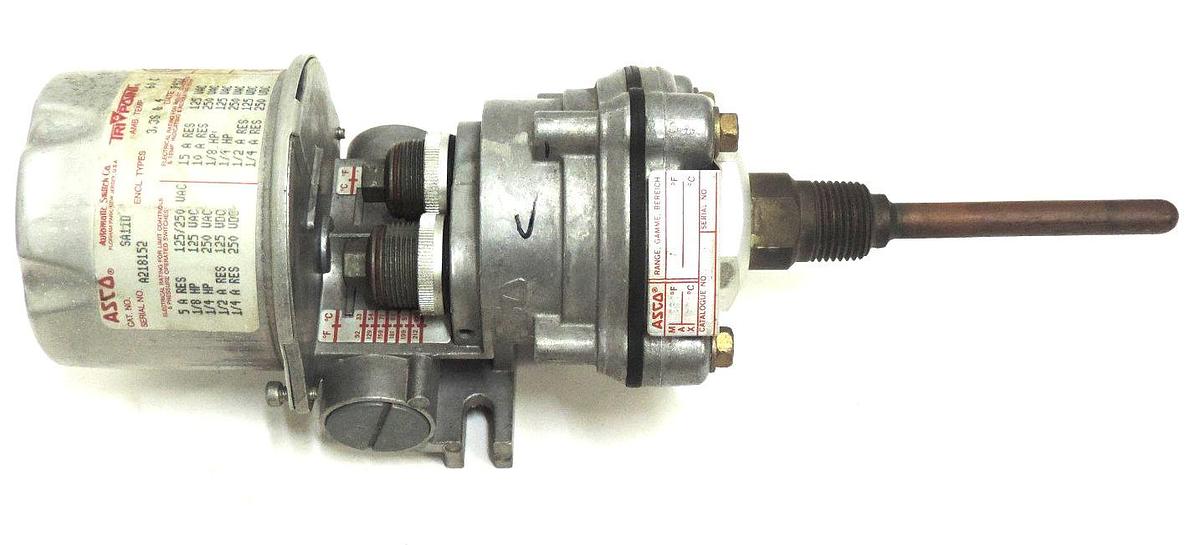 Used NEW ASCO SA11D-QJ10A1 TRI POINT PRESSURE TEMPERATURE SWITCH W/ TEMP TRANS INDUST