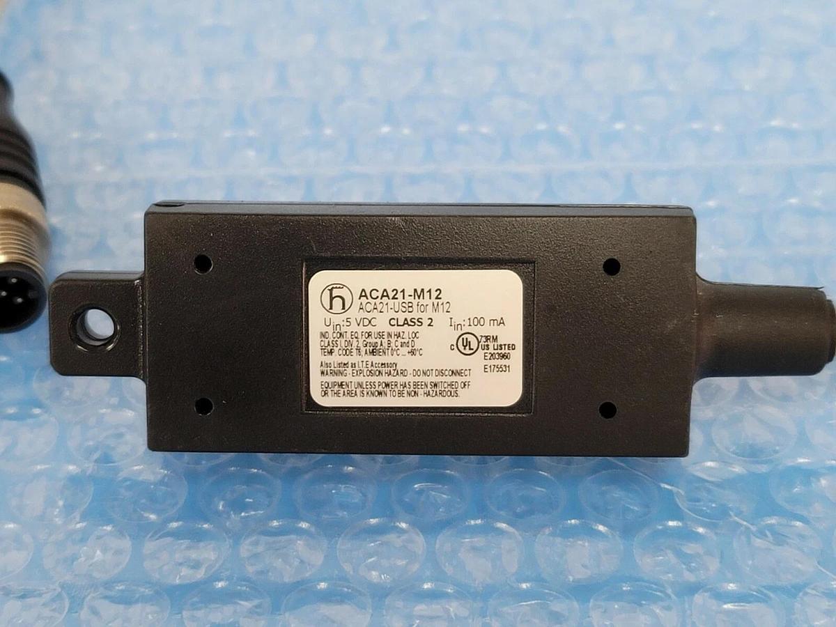 Used BELDEN HIRSCHMANN ACA21-M12 CABLE ACA21M12