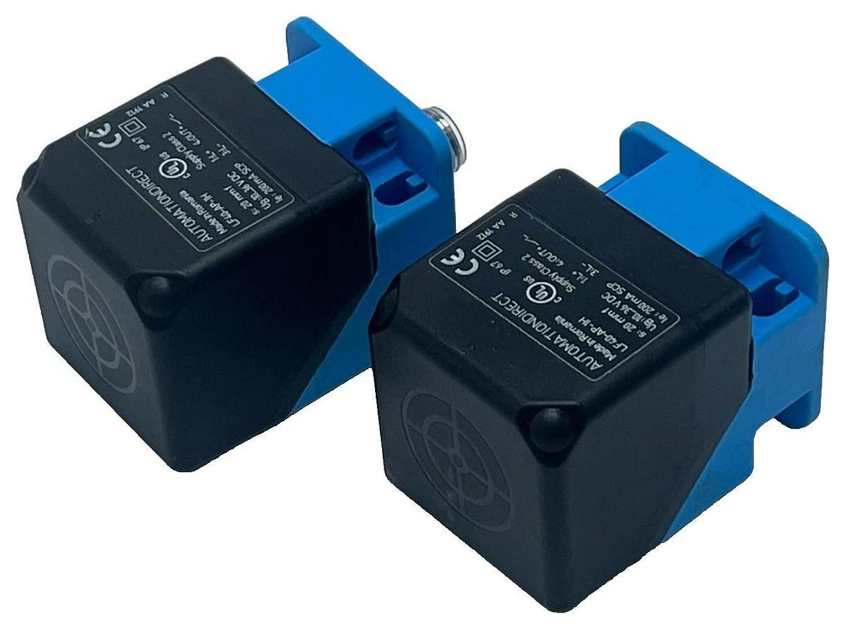 LOT OF 2 AUTOMATION DIRECT LF40-AP-1H Inductive Proximity Sensor 20mm Range
