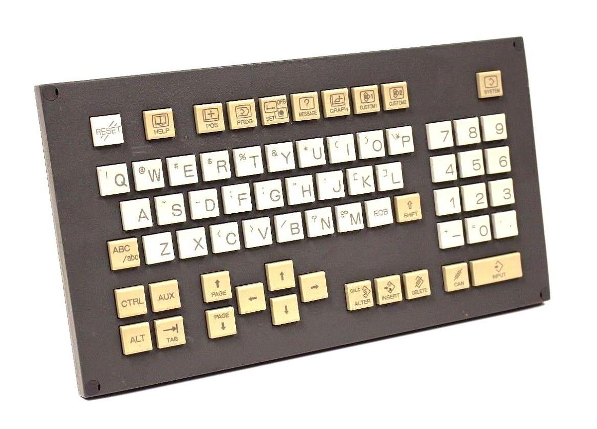 Used FANUC A02B-0303-C128  MDI UNIT CONTROL KEYPAD / KEYBOARD A02B0303C128